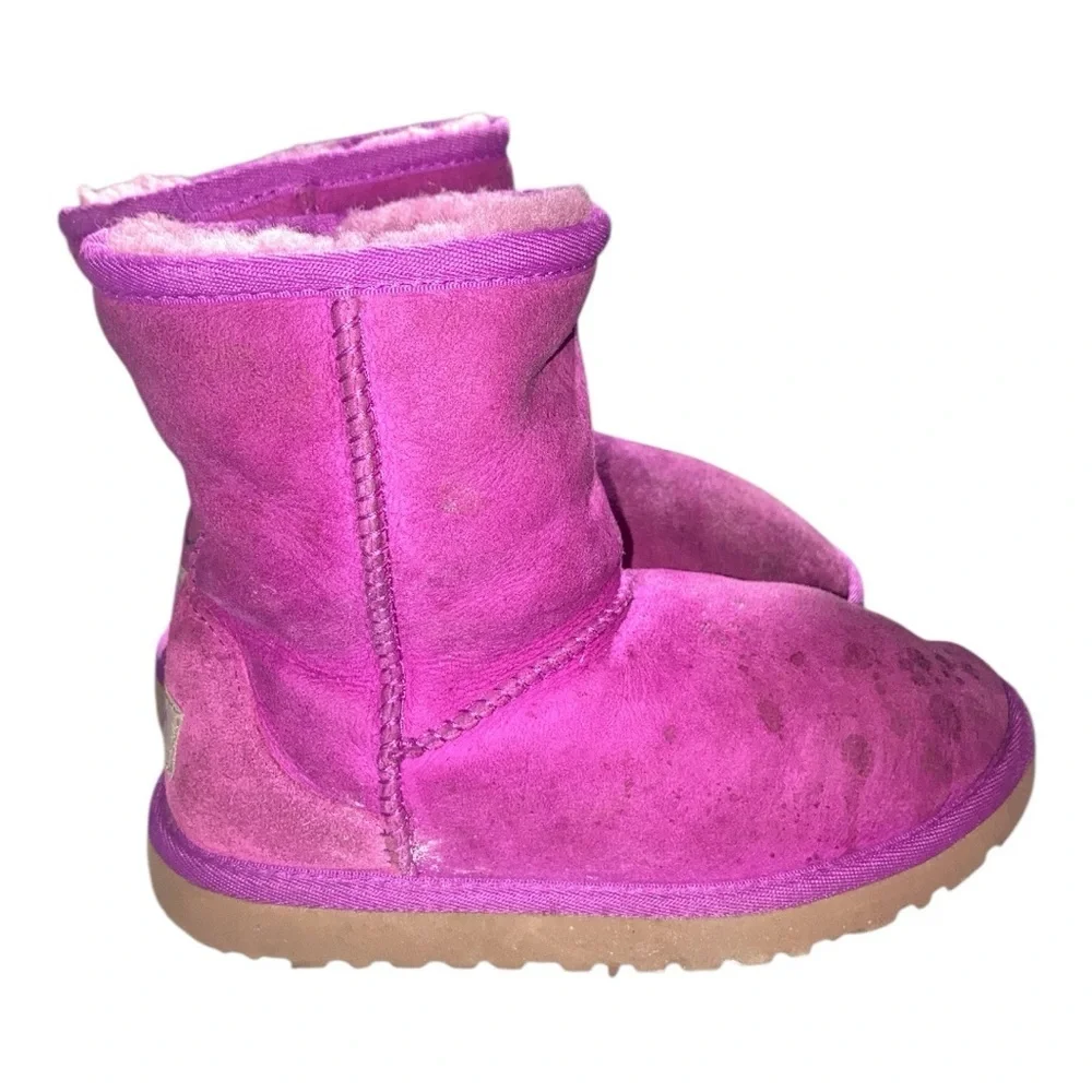 UGG Vibrant Pink Kids Boots
